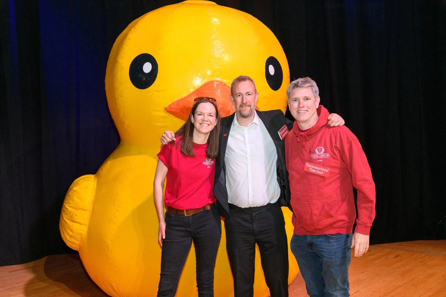 Alex with some of the Taskmaster Education team