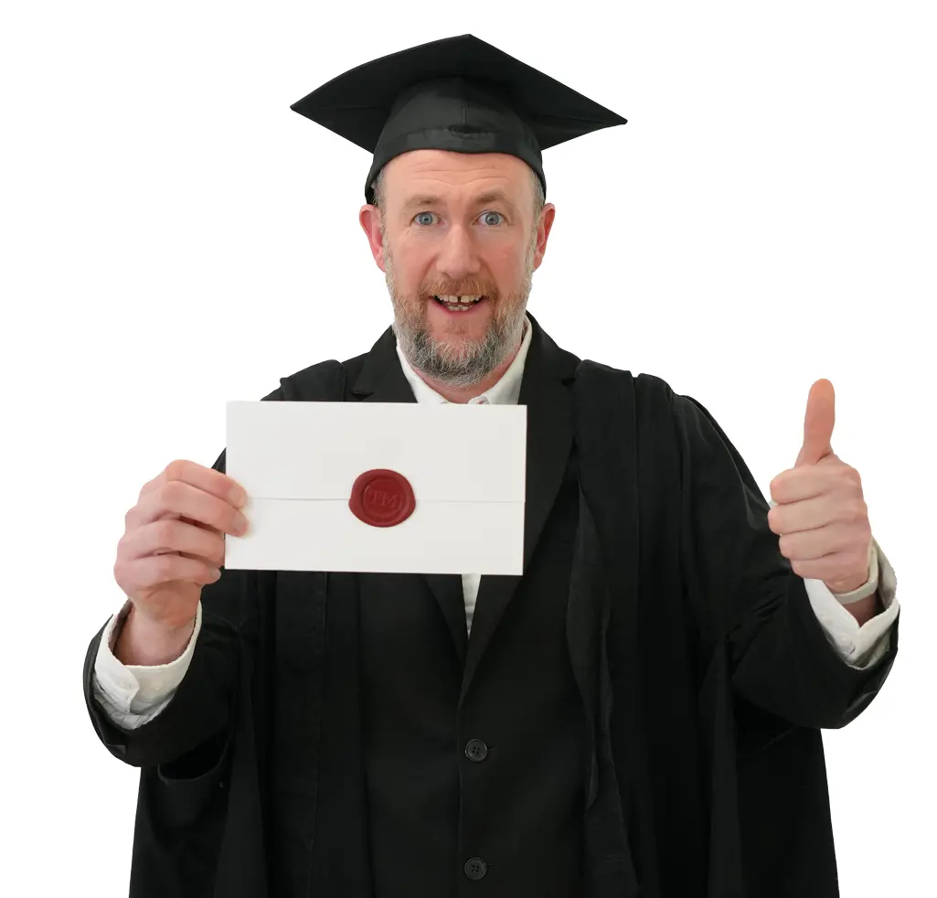 Alex Horne thumbs up